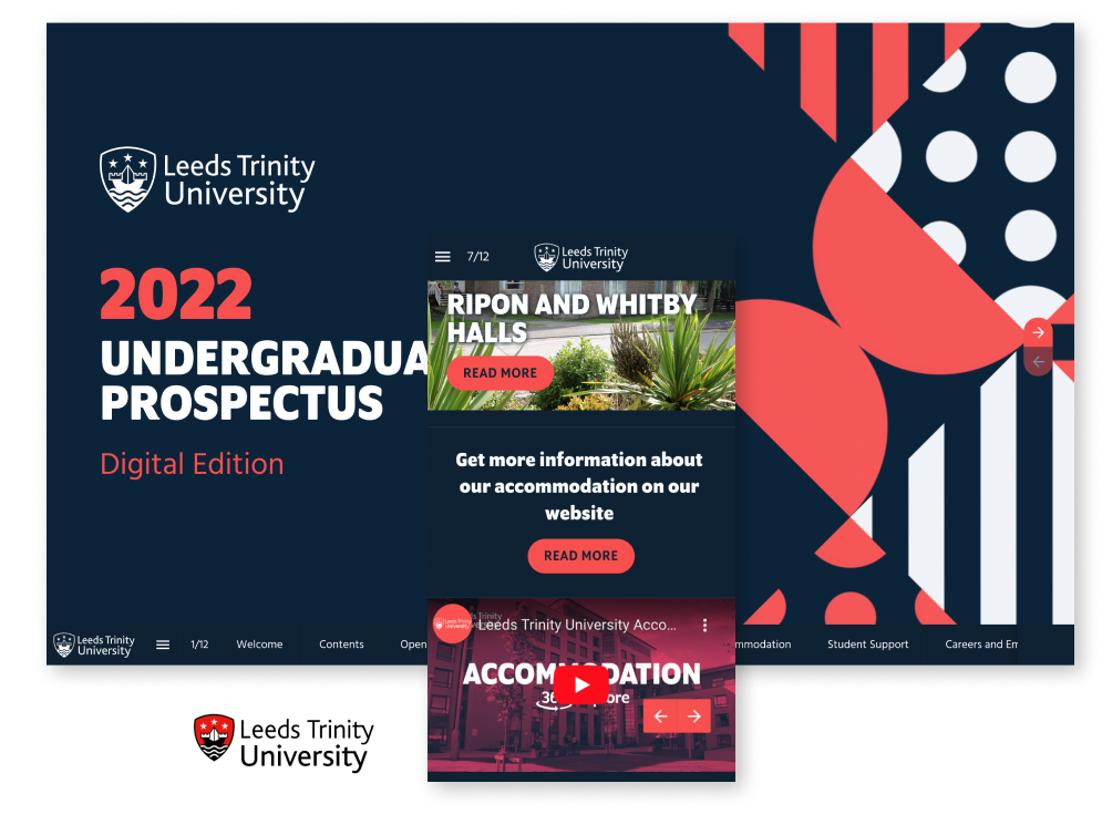 Leeds Trinity University Digital Prospectus Example Foleon